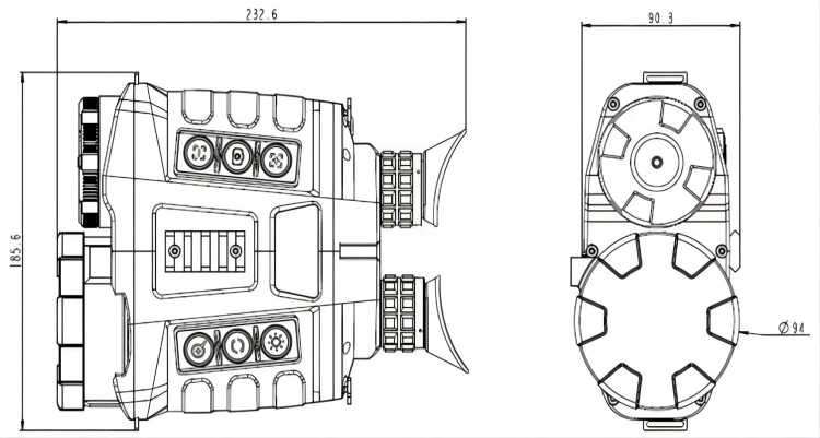 Long Range Thermal Binoculars